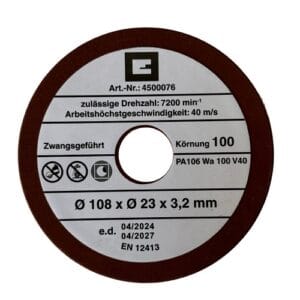 Piedra Para Afilador De Cadenas