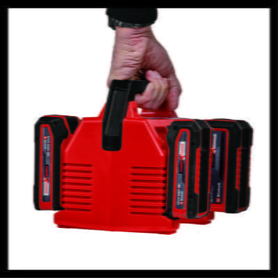 Cargador para 4 Baterías de 18v Einhell