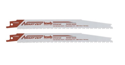 Hojas De Sierra Sable Universal X 2 Unidades - Largo 205/180 - Corte Fino-Grueso