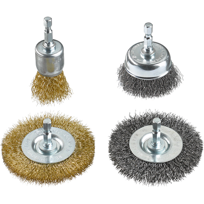Set De Cepillos Kwb Para Uso En Taladros