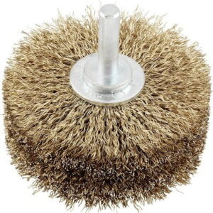 Cepillo Para Armazones De Madera, Alambre De Acero Hss Con Latón - Alambre Fino - Ø80Mm