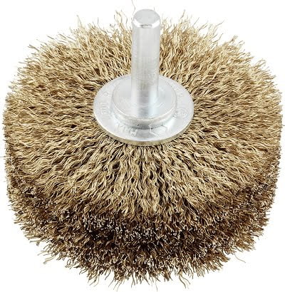 Cepillo Para Armazones De Madera, Alambre De Acero Hss Con Latón - Alambre Fino - Ø80Mm