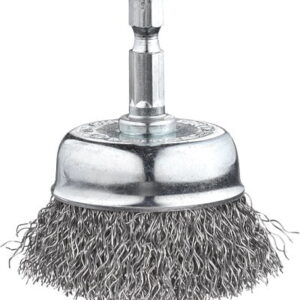 Cepillo De Copa, Hss Alambre De Acero, Ondulado - Fino - Ø 75Mm