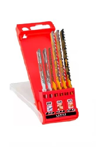 Juego De Hojas Para Caladora 6 Piezas Encastre Una Leva Juego De Hojas Para Caladora 6 Piezas Encastre Una Leva