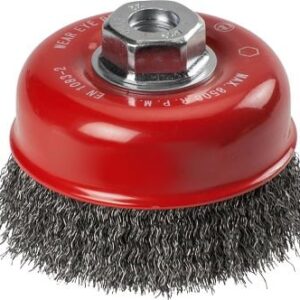 Cepillo De Copa Para Amoladora, Alambre De Acero, Ondulada - Ø 100 Mm