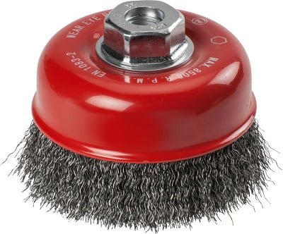 Cepillo De Copa Aggresso-Flex , Alambre De Acero, Trenzado - M14 - Ø66Mm Cepillo De Copa Aggresso-Flex , Alambre De Acero, Trenzado - M14 - Ø66Mm