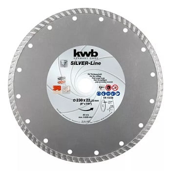 Disco De Corte De Diamante Turbo 230 Mm