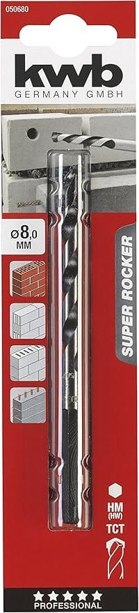 Mecha Para Hormigón Y Mampostería Super Rocker 8 X 132 mm Mecha Para Hormigón Y Mampostería Super Rocker 8 X 132 mm