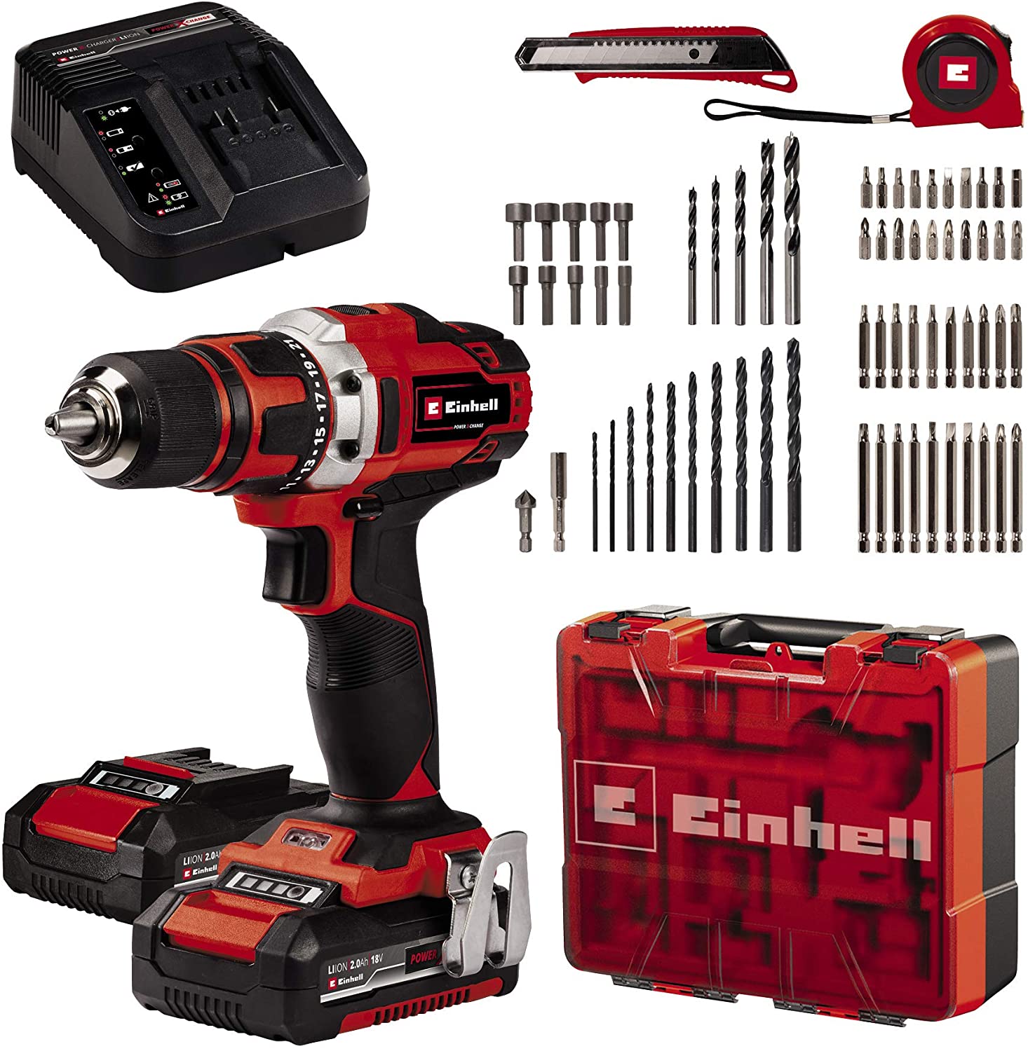 Taladro Atornillador Inalambrico En Kit Te-Cd 18/40 Li + 68