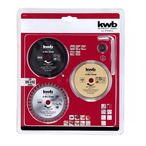 Accesorios Para Mini Sierra 89 X 10Mm Juego Discos De Corte Ø89