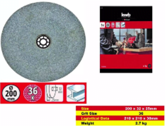 Piedra De Afilar Grueso 200Mm Amoladora De Banco