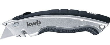 Cuchillo Trapezoidal Ergonómico De Seguridad Con Cortador De Cable