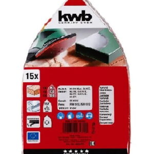 Set Lijas Delta Sistema Quick Stick Gr. 4 X 60, 4 X 120, 4 X 180 (12 Unidades) Madera Y Metal