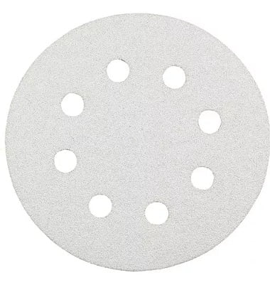 Disco De Lija Ø 125 Madera Y Laca. Grano 40 x 5 Unidades