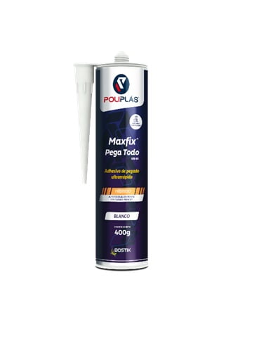 Tecnología Híbrida "Pega Todo Maxfix" Blanco - 440Gr/305Ml Tecnología Híbrida "Pega Todo Maxfix" Blanco - 440Gr/305Ml