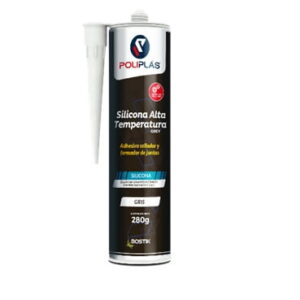 Sector Automotor - Sellador Alta Temperatura Neutro Gris - 280Gr/280Ml