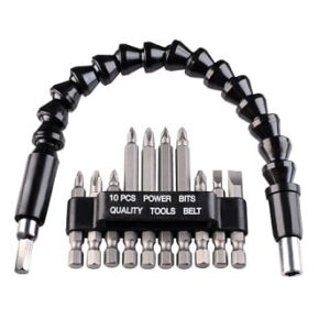 Juego De Puntas Con Eje Flexible, 11 Piezas