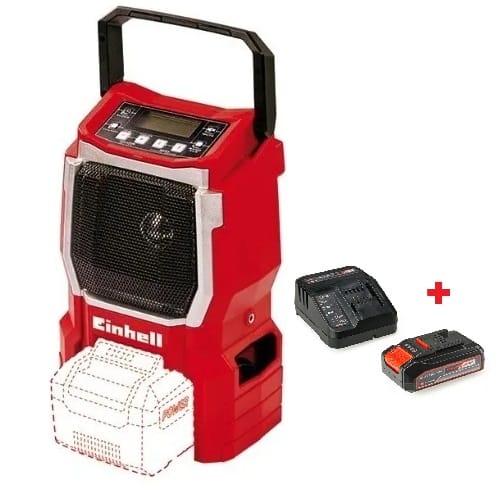 Radio inalámbrica TE-CR 18 + Cargador y Batería de 2.5Ah