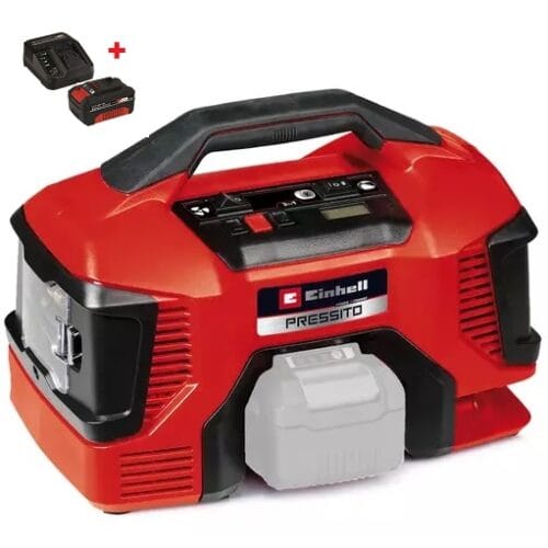 Compresor Inalambrico Pressito 18/21 + Cargador y Batería de 4Ah