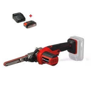 Lima de banda a batería TE-BF 18 Li-solo + Cargador y Batería de 2.5Ah