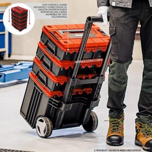 Kit Herramientas Manuales Maletin Apilable Profesional KWB 79 piezas