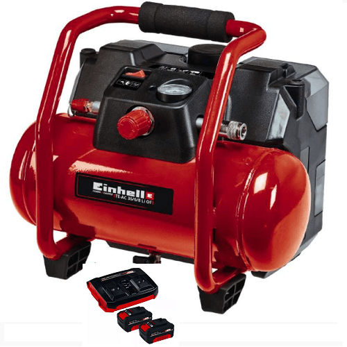 Compresor Inalambrico Te-Ac 36/6/8 Li Of -Solo + Cargador Doble y 2 Baterías de 4Ah. Compresor Inalambrico Te-Ac 36/6/8 Li Of -Solo + Cargador Doble y 2 Baterías de 4Ah.
