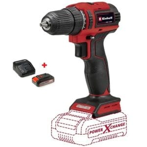 Taladro Atornillador Inalambrico Sin Carbones Tp-Cd 18/40 Li Bl Solo + Cargador y Batería de 2.5Ah.