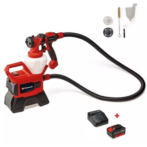 Pulverizador de Pintura Inalámbrico TE-SY 18/90 Li-Solo + Cargador y Batería de 4Ah. Pulverizador de Pintura Inalámbrico TE-SY 18/90 Li-Solo + Cargador y Batería de 4Ah.