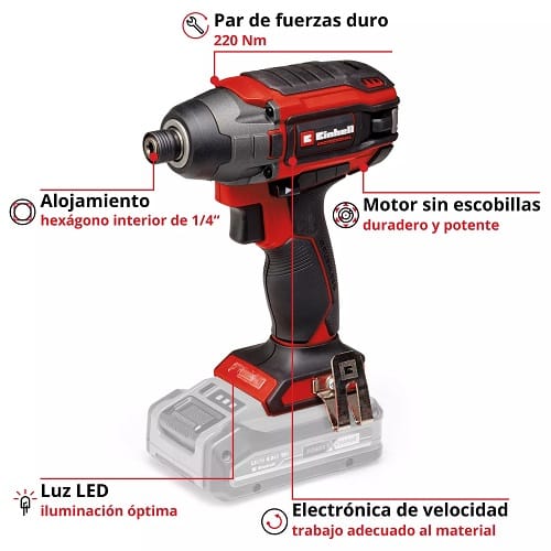 Atornillador de impacto inalámbrico TP-CI 18/220 Li BL - Solo Atornillador de impacto inalámbrico TP-CI 18/220 Li BL - Solo