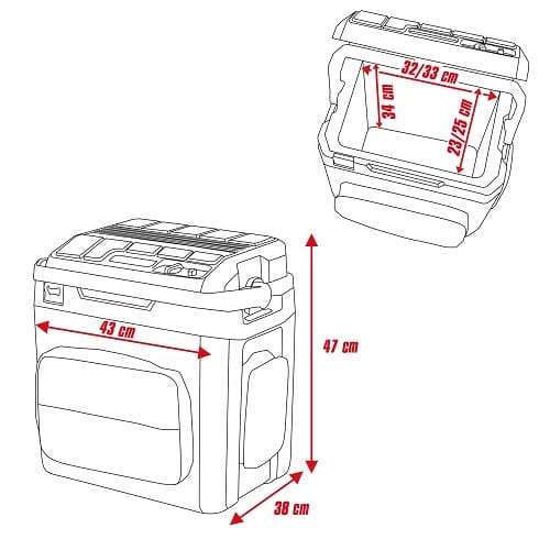 Conservadora Frío y Calor Inalámbrica TE-COL 18/27 Li-Solo