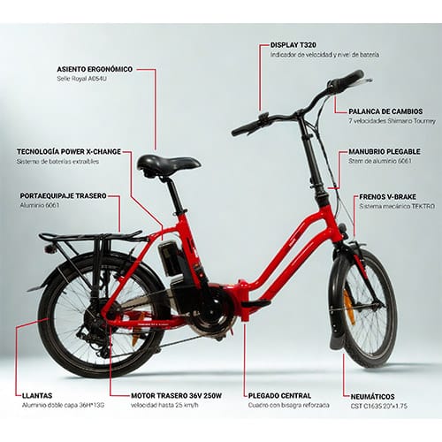 Bicicleta Eléctrica Plegable Foldy-E