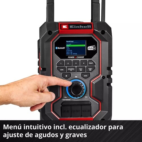 Radio a batería TE-CR 18 Li DAB+/FM/BT - Solo Radio a batería TE-CR 18 Li DAB+/FM/BT - Solo