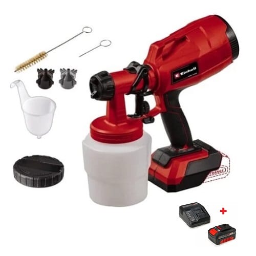 Pistola De Pintar Inalambrica Tc-Sy 18/60 Li Solo + Cargador y Batería de 4Ah.