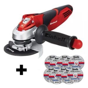 Amoladora Electrica de 4.5" - Te-Ag 115/750 Dp + 10 discos de corte